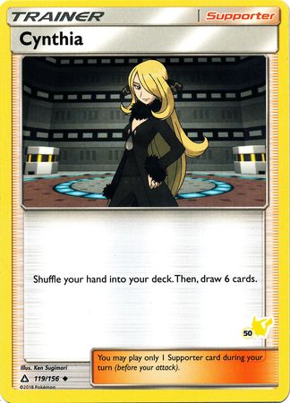 Cynthia (119/156) (Pikachu Stamp #50) [Battle Academy 2020] | Odin's Place