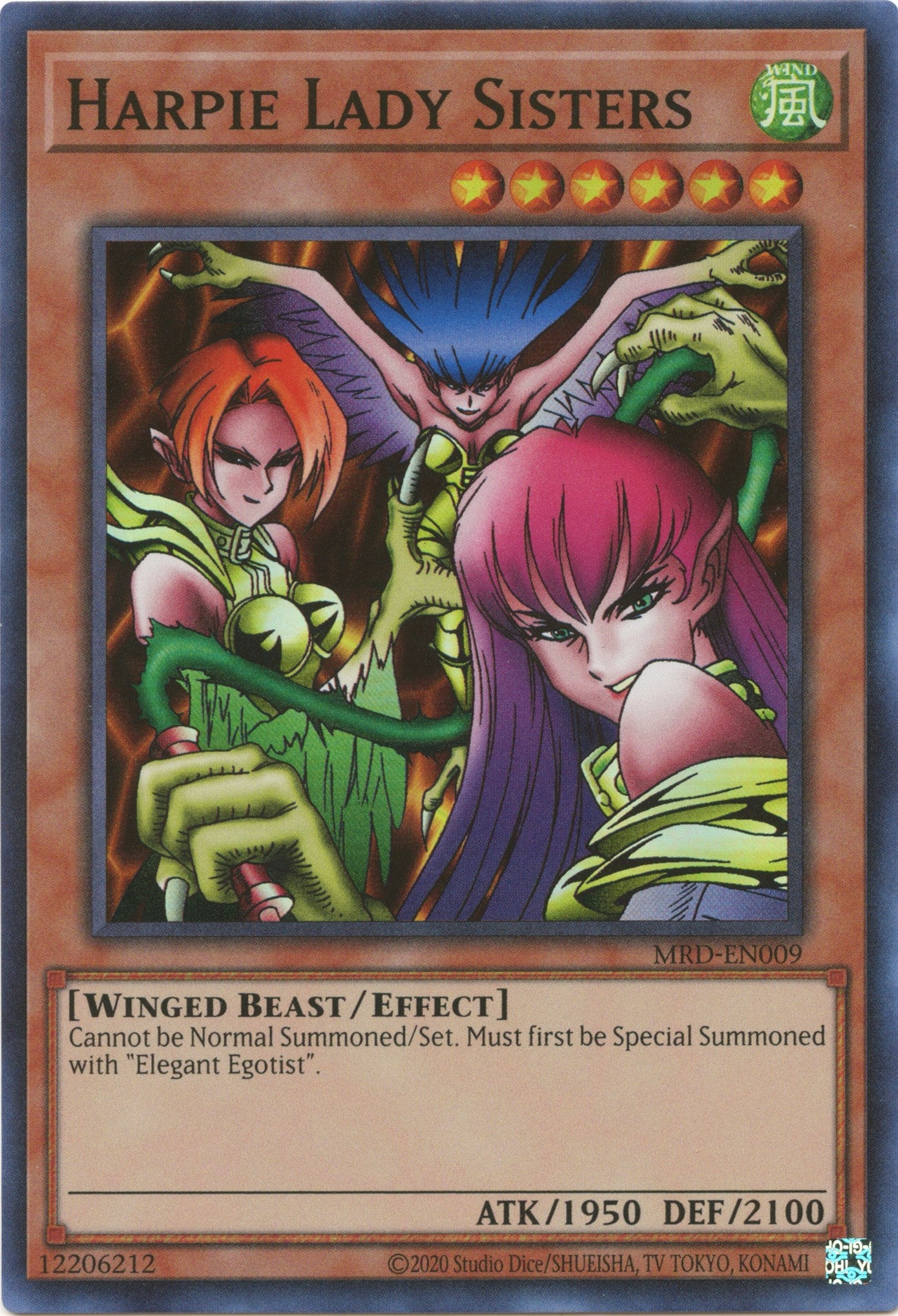 Harpie Lady Sisters (25th Anniversary) [MRD-EN009] Super Rare | Odin's Place
