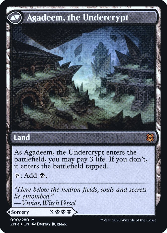 Agadeem's Awakening // Agadeem, the Undercrypt [Zendikar Rising Prerelease Promos] | Odin's Place