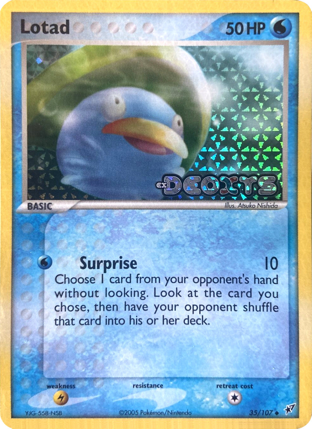 Lotad (35/107) (Stamped) [EX: Deoxys] | Odin's Place