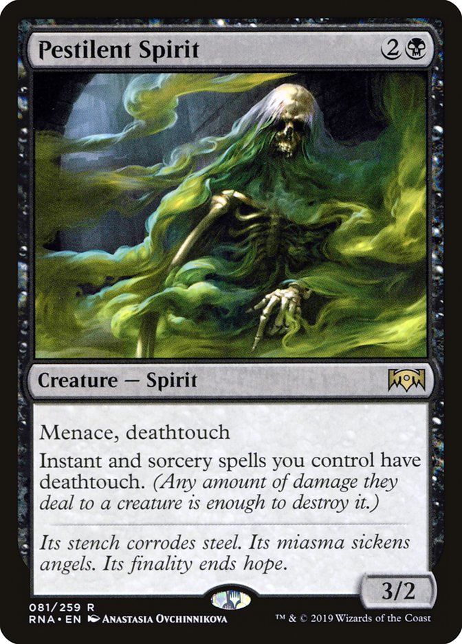 Pestilent Spirit (81) [Ravnica Allegiance] | Odin's Place