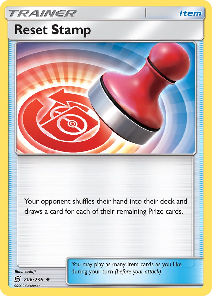 Reset Stamp (206/236) [Sun & Moon: Unified Minds] | Odin's Place