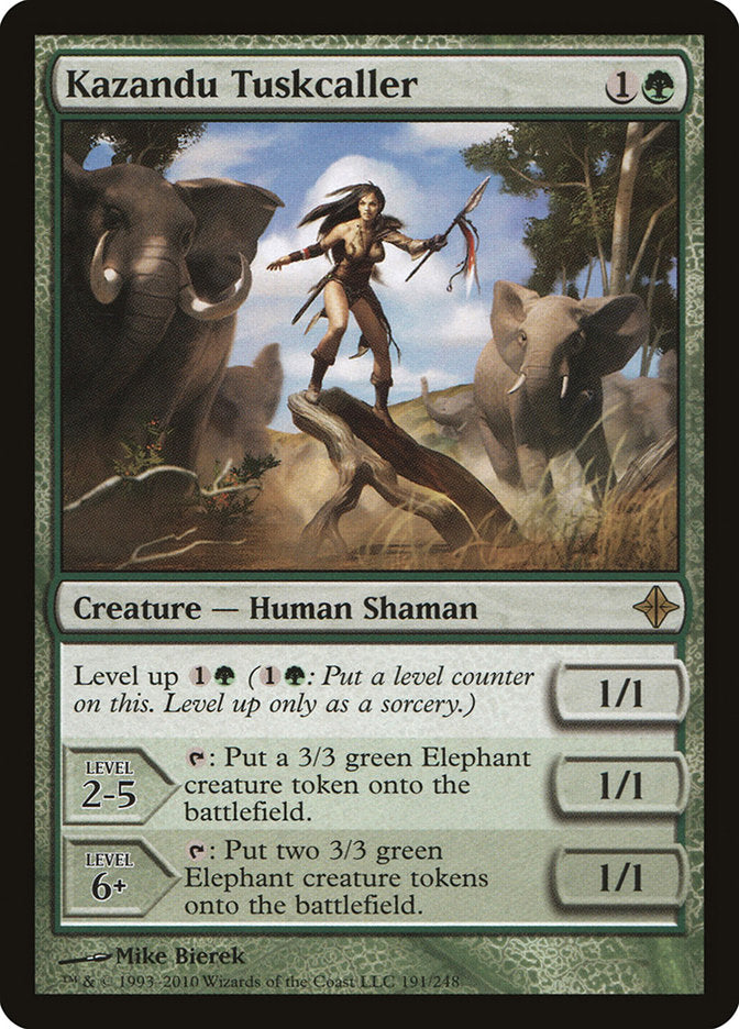 Kazandu Tuskcaller (191) [Rise of the Eldrazi] | Odin's Place