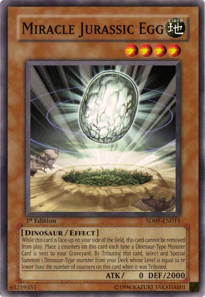 Miracle Jurassic Egg [SD09-EN015] Common | Odin's Place