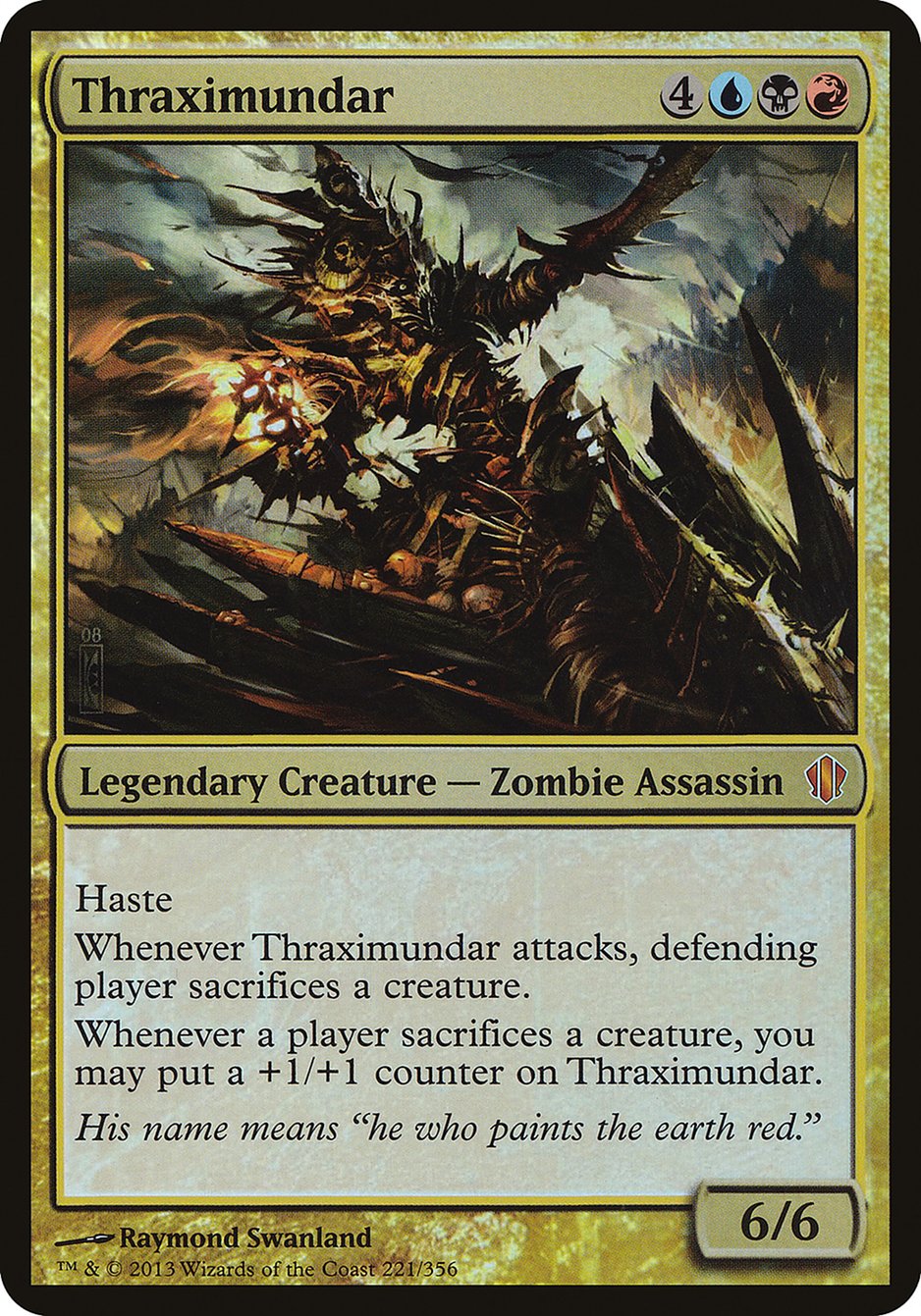 Thraximundar (221) (Oversized) [Commander 2013 Oversized] | Odin's Place