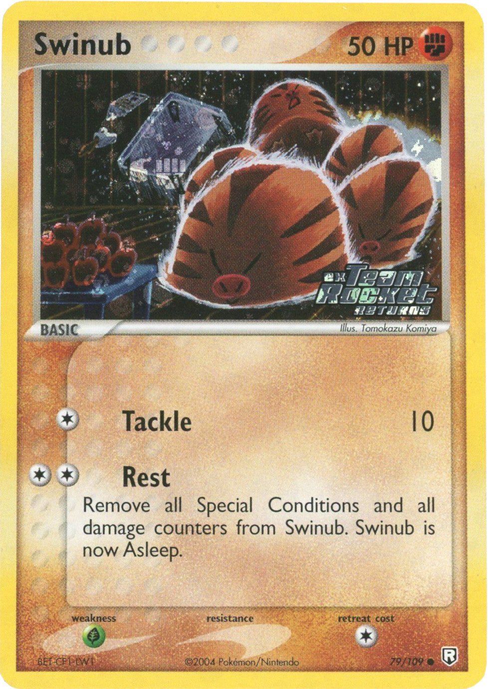 Swinub (79/109) (Stamped) [EX: Team Rocket Returns] | Odin's Place