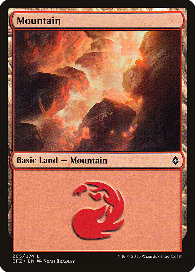 Mountain (265) [Battle for Zendikar] | Odin's Place