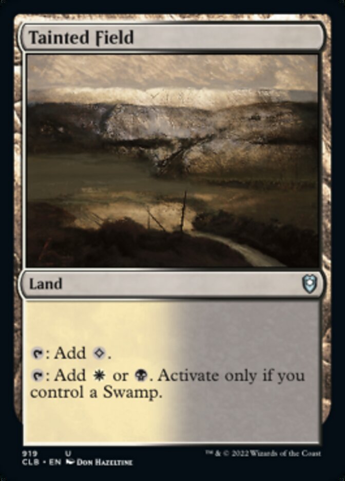 Tainted Field [Commander Legends: Battle for Baldur's Gate] | Odin's Place