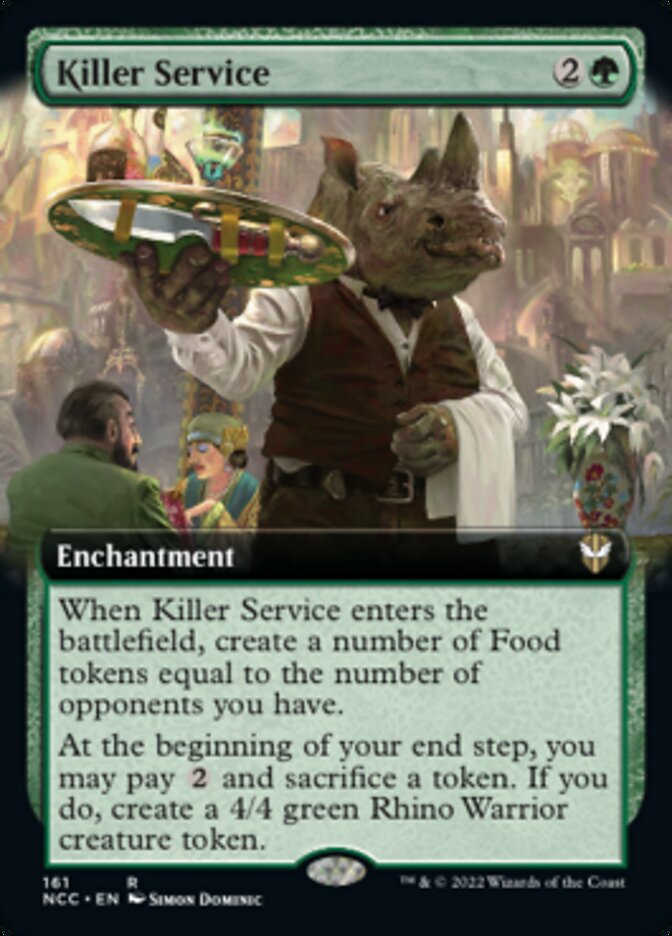 Killer Service (Extended Art) [Streets of New Capenna Commander] | Odin's Place