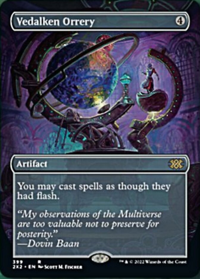 Vedalken Orrery (Borderless Alternate Art) [Double Masters 2022] | Odin's Place