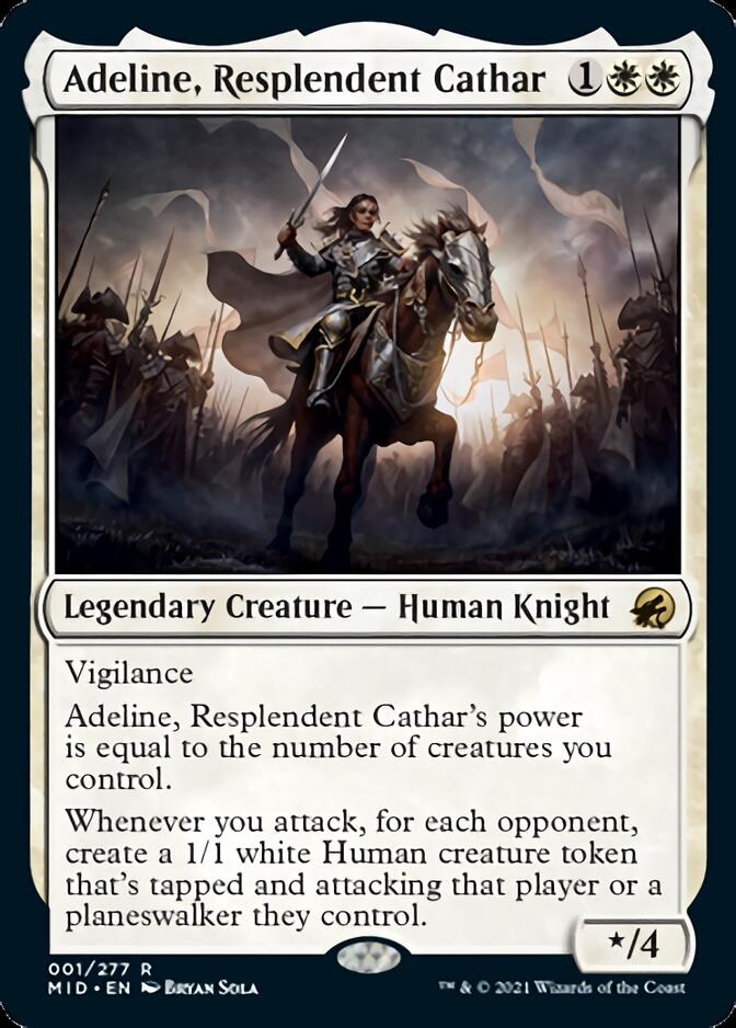 Adeline, Resplendent Cathar [Innistrad: Midnight Hunt] | Odin's Place