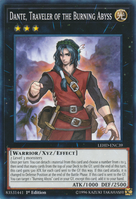 Dante, Traveler of the Burning Abyss [LEHD-ENC39] Common | Odin's Place