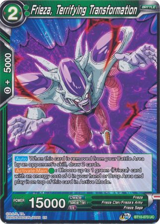 Frieza, Terrifying Transformation (BT10-073) [Rise of the Unison Warrior] | Odin's Place