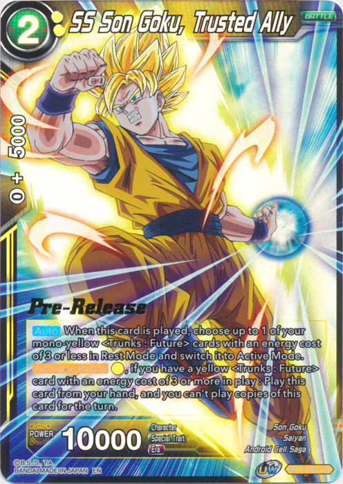 SS Son Goku, Trusted Ally (BT13-095) [Supreme Rivalry Prerelease Promos] | Odin's Place