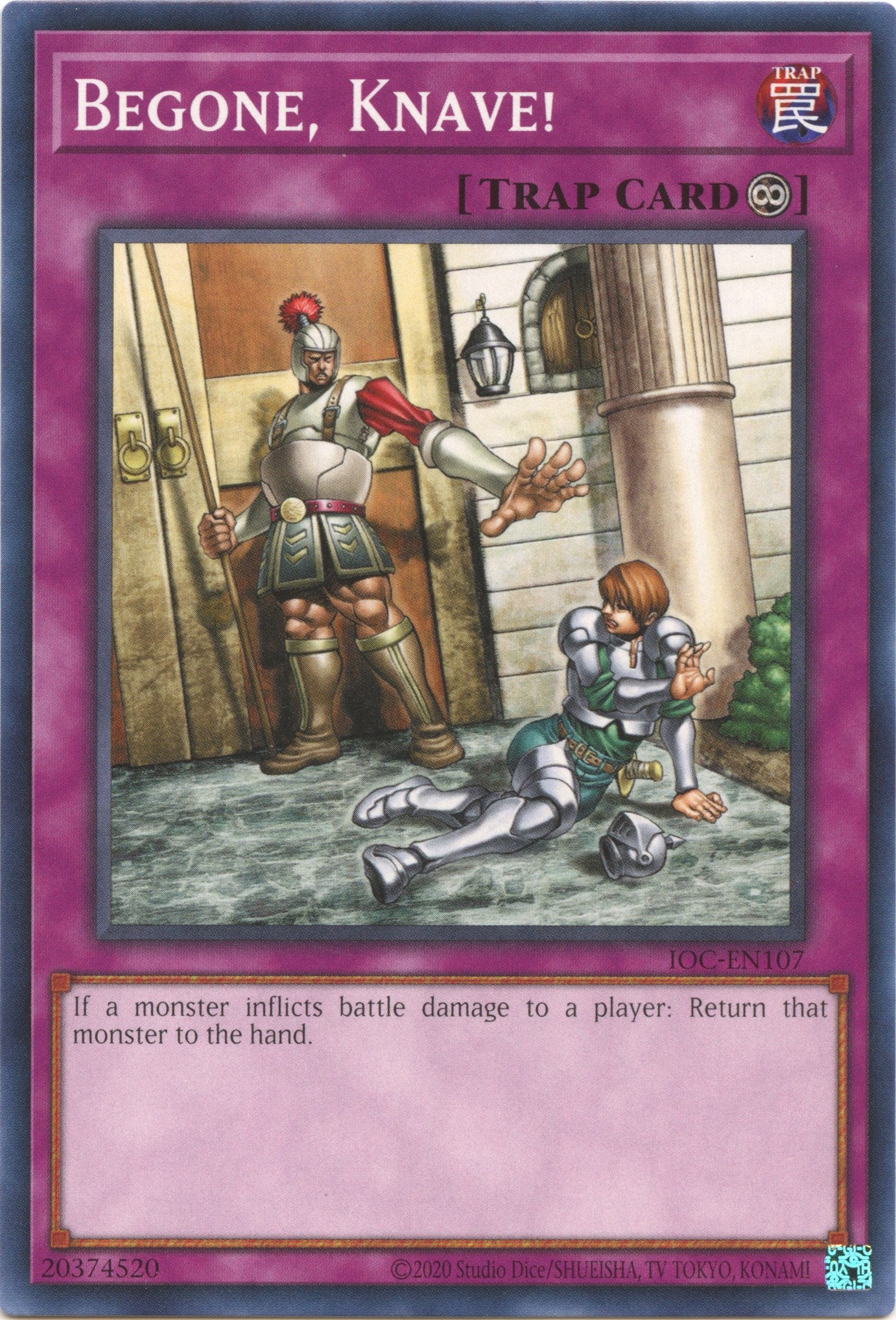 Begone, Knave! (25th Anniversary) [IOC-EN107] Common | Odin's Place
