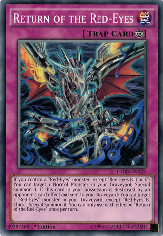 Return of the Red-Eyes [CORE-EN072] Common | Odin's Place