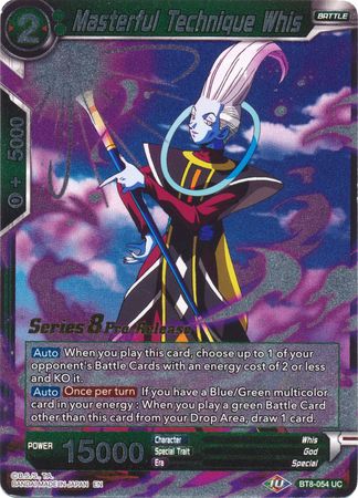 Masterful Technique Whis (BT8-054_PR) [Malicious Machinations Prerelease Promos] | Odin's Place