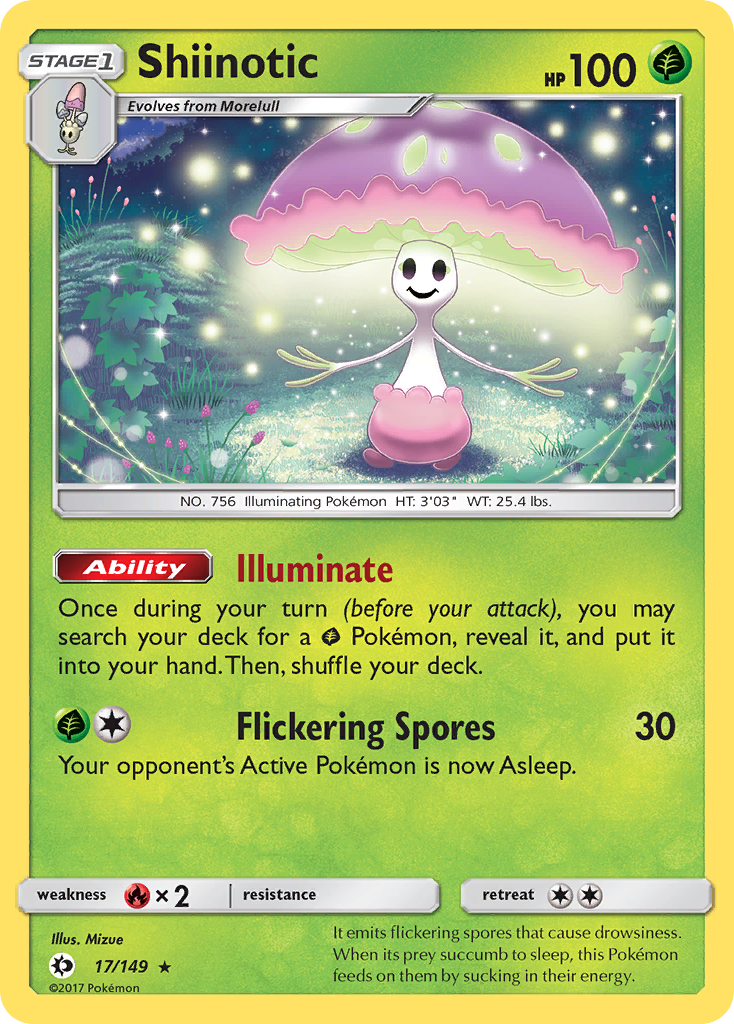 Shiinotic (17/149) [Sun & Moon: Base Set] | Odin's Place