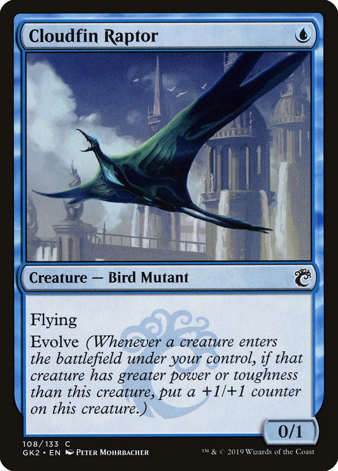 Cloudfin Raptor (108) [Ravnica Allegiance Guild Kit] | Odin's Place