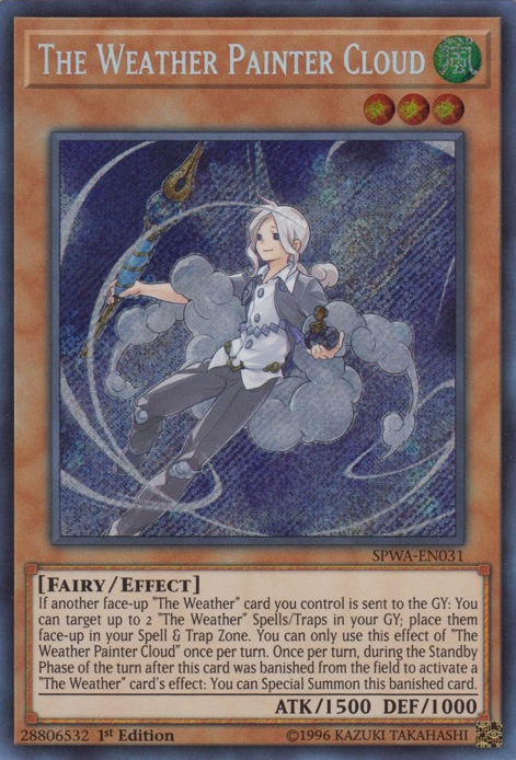 The Weather Painter Cloud [SPWA-EN031] Secret Rare | Odin's Place