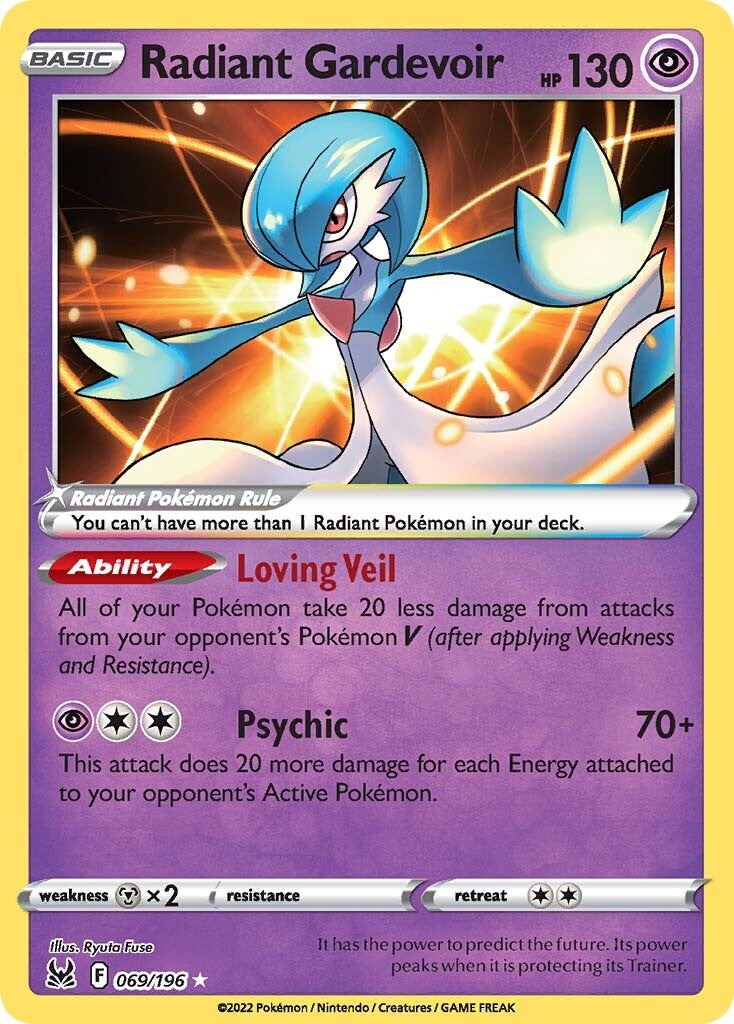 Radiant Gardevoir (069/196) [Sword & Shield: Lost Origin] | Odin's Place