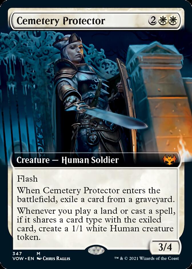 Cemetery Protector (Extended Art) [Innistrad: Crimson Vow] | Odin's Place