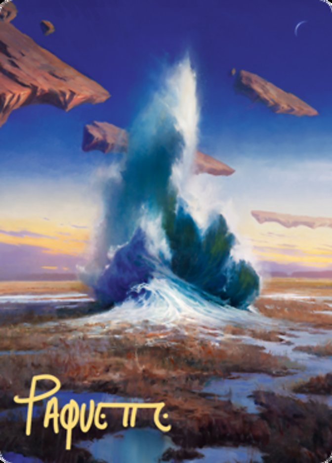 Flooded Strand Art Card (Gold-Stamped Signature) [Zendikar Rising Art Series] | Odin's Place