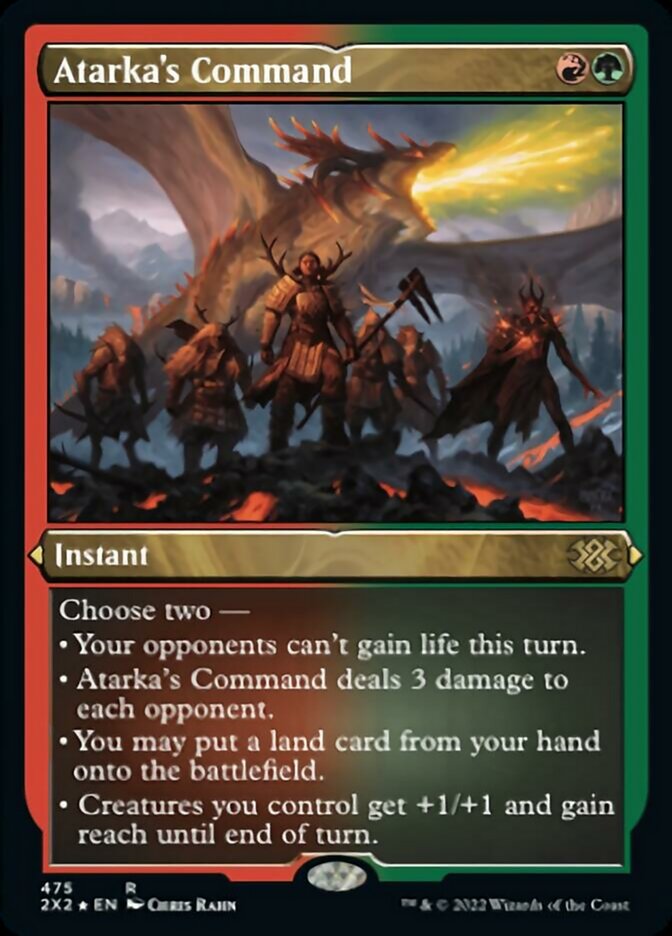 Atarka's Command (Foil Etched) [Double Masters 2022] | Odin's Place