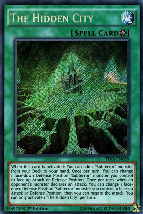 The Hidden City [TDIL-EN085] Secret Rare | Odin's Place
