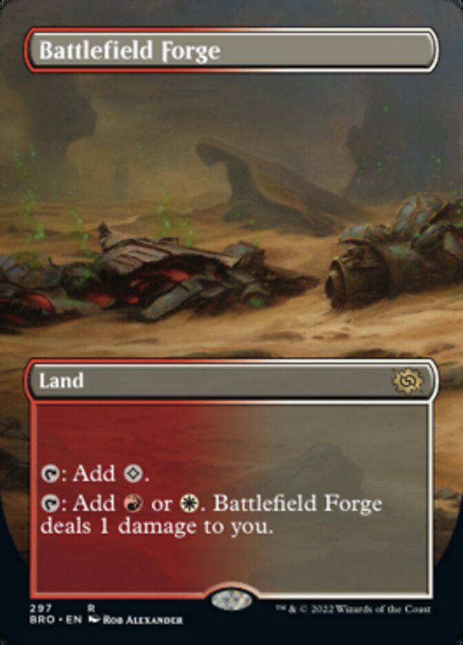 Battlefield Forge (Borderless Alternate Art) [The Brothers' War] | Odin's Place