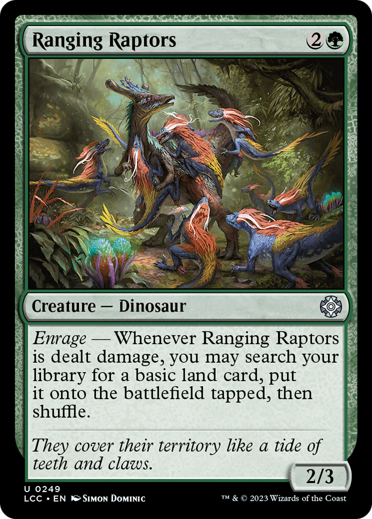 Ranging Raptors [The Lost Caverns of Ixalan Commander] | Odin's Place