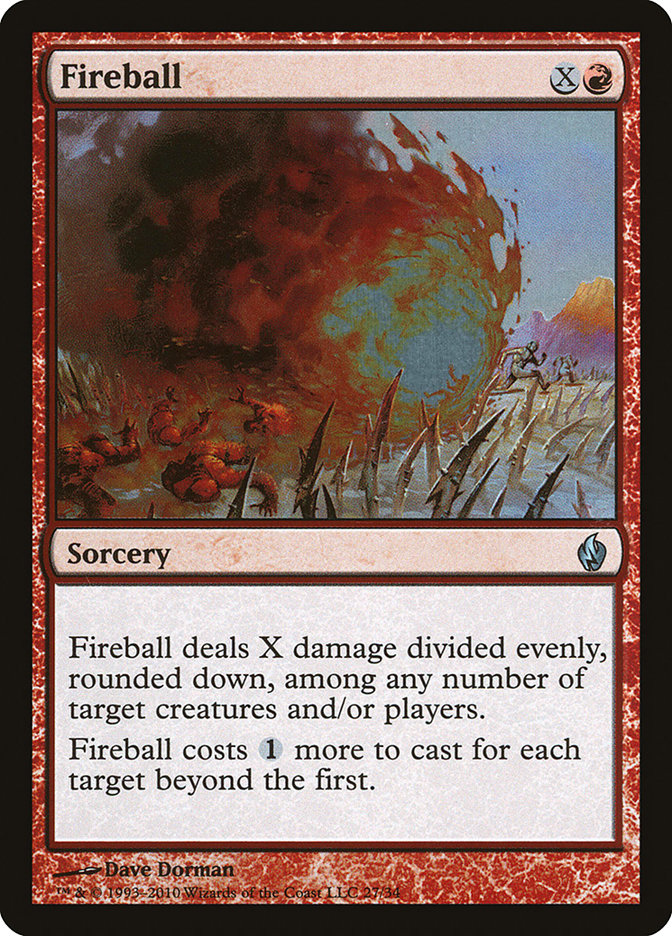 Fireball (27) [Premium Deck Series: Fire and Lightning] | Odin's Place
