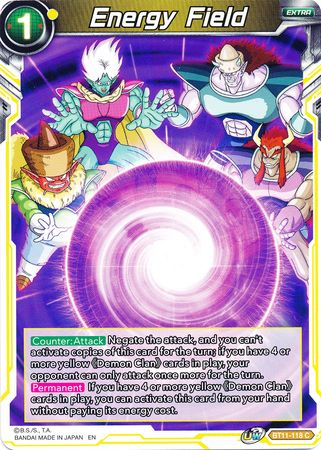 Energy Field (BT11-118) [Vermilion Bloodline] | Odin's Place