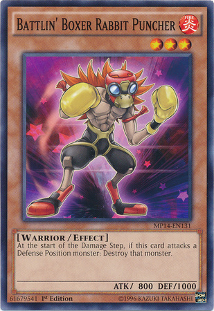 Battlin' Boxer Rabbit Puncher [MP14-EN131] Common | Odin's Place