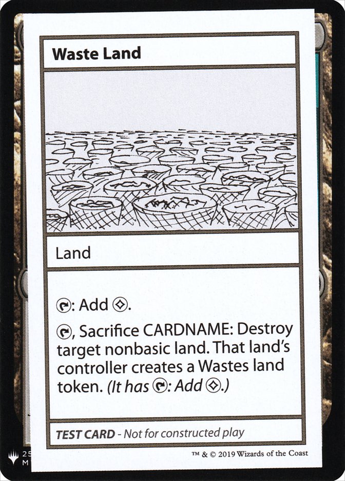 Waste Land [Mystery Booster Playtest Cards] | Odin's Place