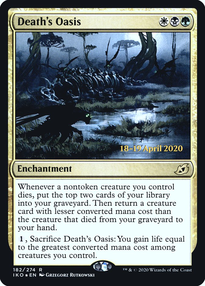 Death's Oasis [Ikoria: Lair of Behemoths Prerelease Promos] | Odin's Place