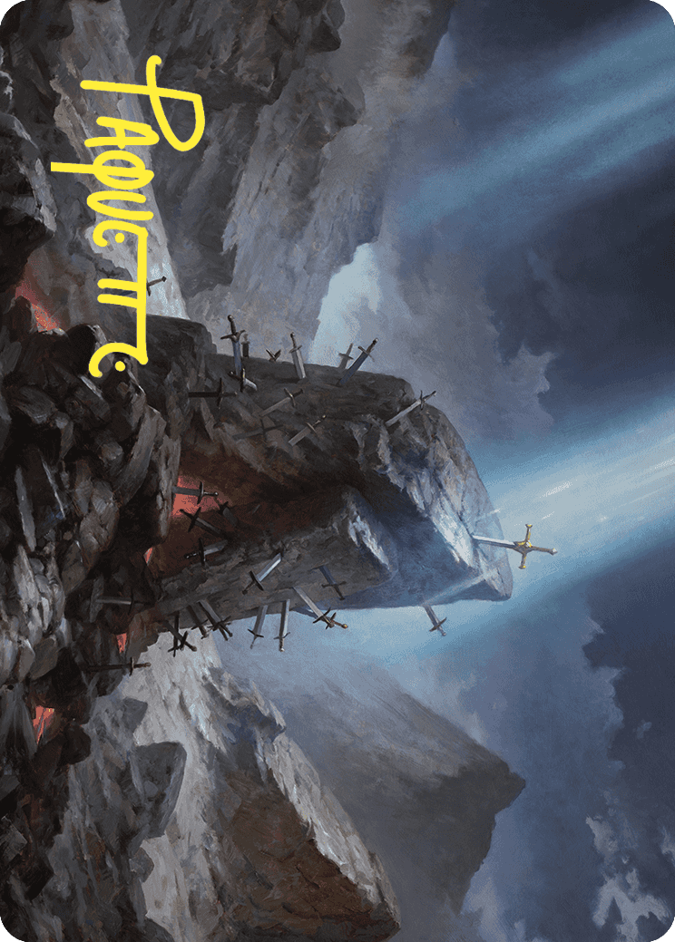 The Irencrag Art Card (Gold-Stamped Signature) [Wilds of Eldraine Art Series] | Odin's Place