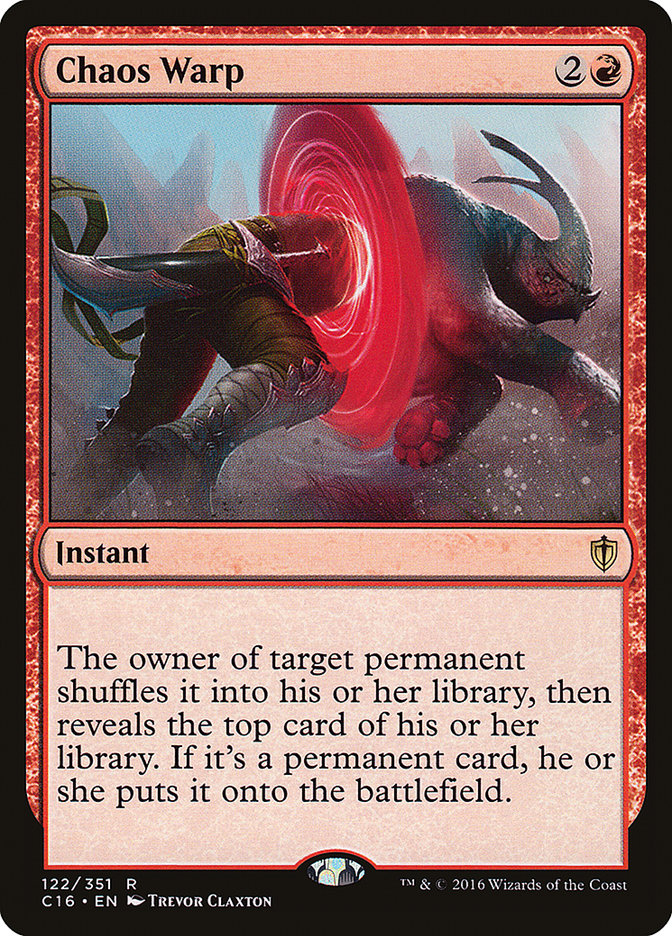 Chaos Warp (122) [Commander 2016] | Odin's Place