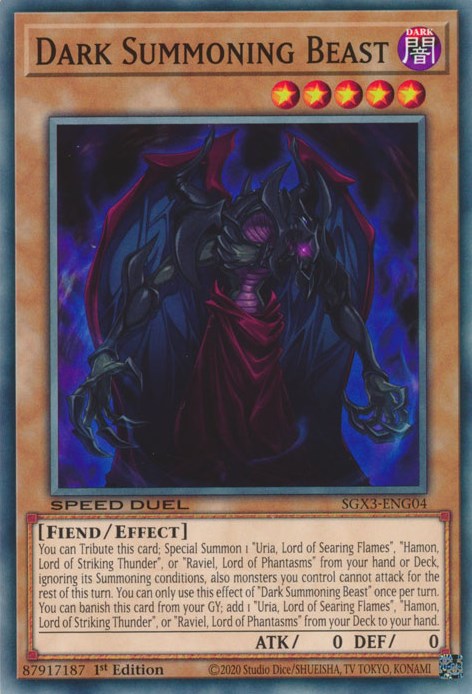 Dark Summoning Beast [SGX3-ENG04] Common | Odin's Place