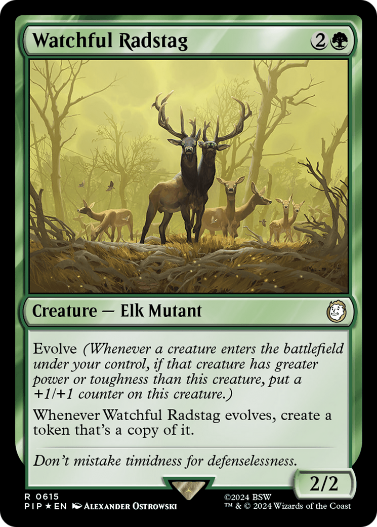 Watchful Radstag (Surge Foil) [Fallout] | Odin's Place