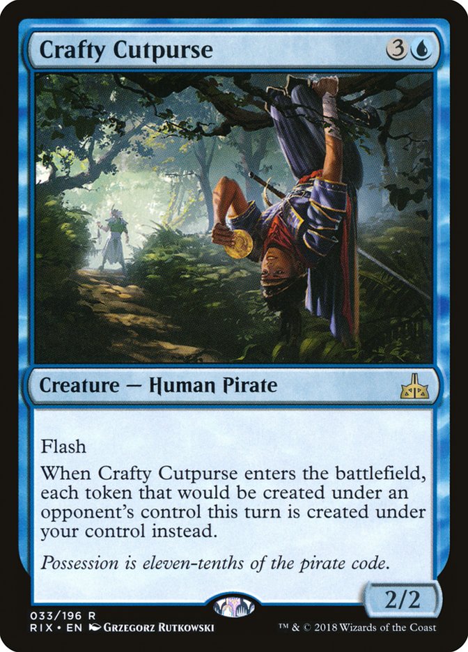 Crafty Cutpurse (33) [Rivals of Ixalan] | Odin's Place