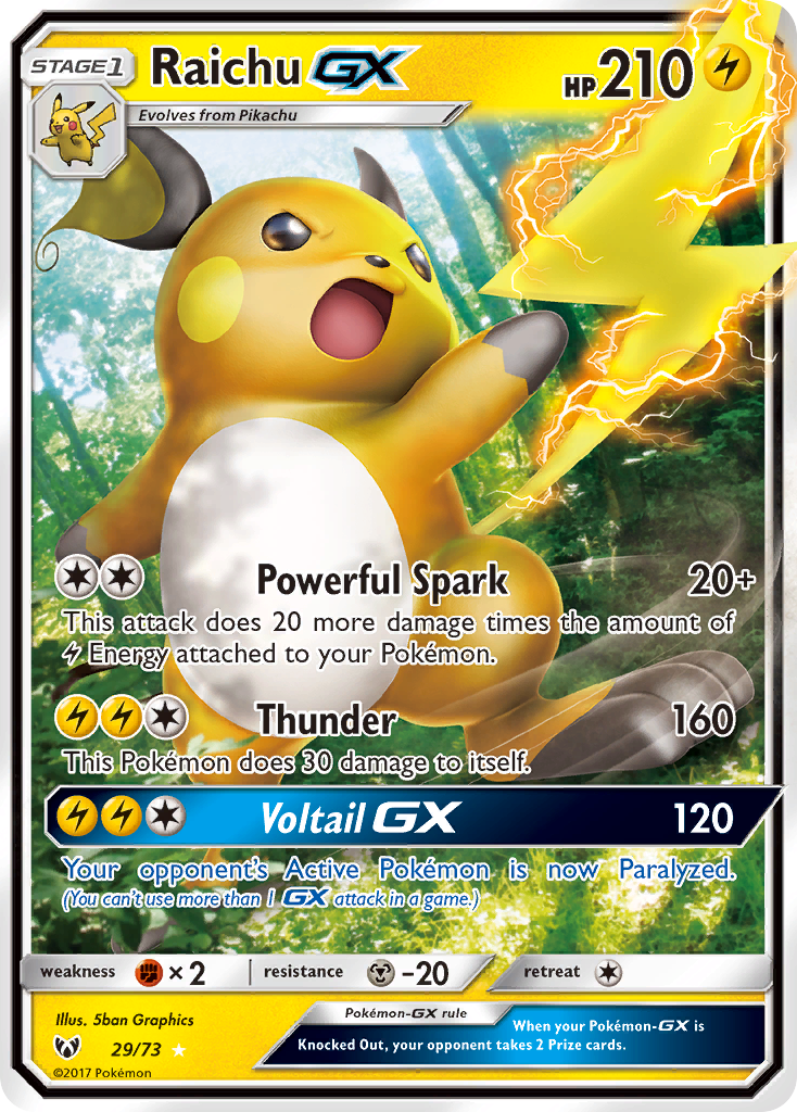Raichu GX (29/73) [Sun & Moon: Shining Legends] | Odin's Place