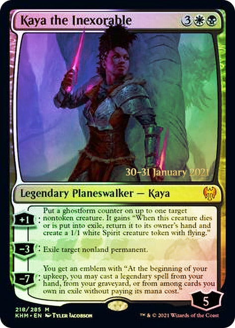 Kaya the Inexorable [Kaldheim Prerelease Promos] | Odin's Place