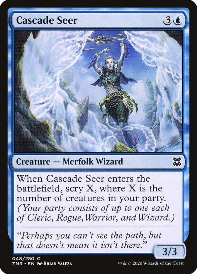 Cascade Seer [Zendikar Rising] | Odin's Place