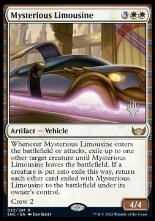 Mysterious Limousine (Promo Pack) [Streets of New Capenna Promos] | Odin's Place