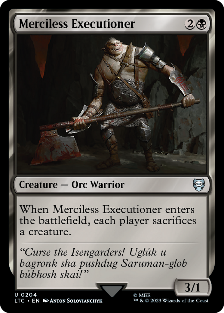 Merciless Executioner [The Lord of the Rings: Tales of Middle-Earth Commander] | Odin's Place