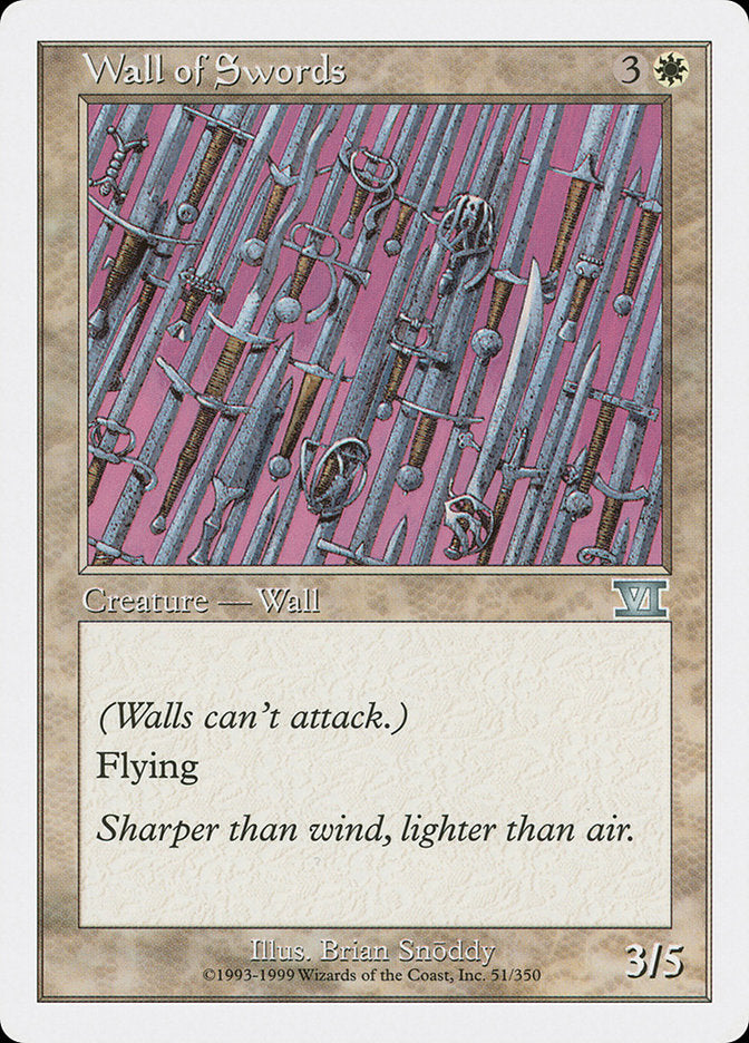Wall of Swords (51) [Classic Sixth Edition] | Odin's Place