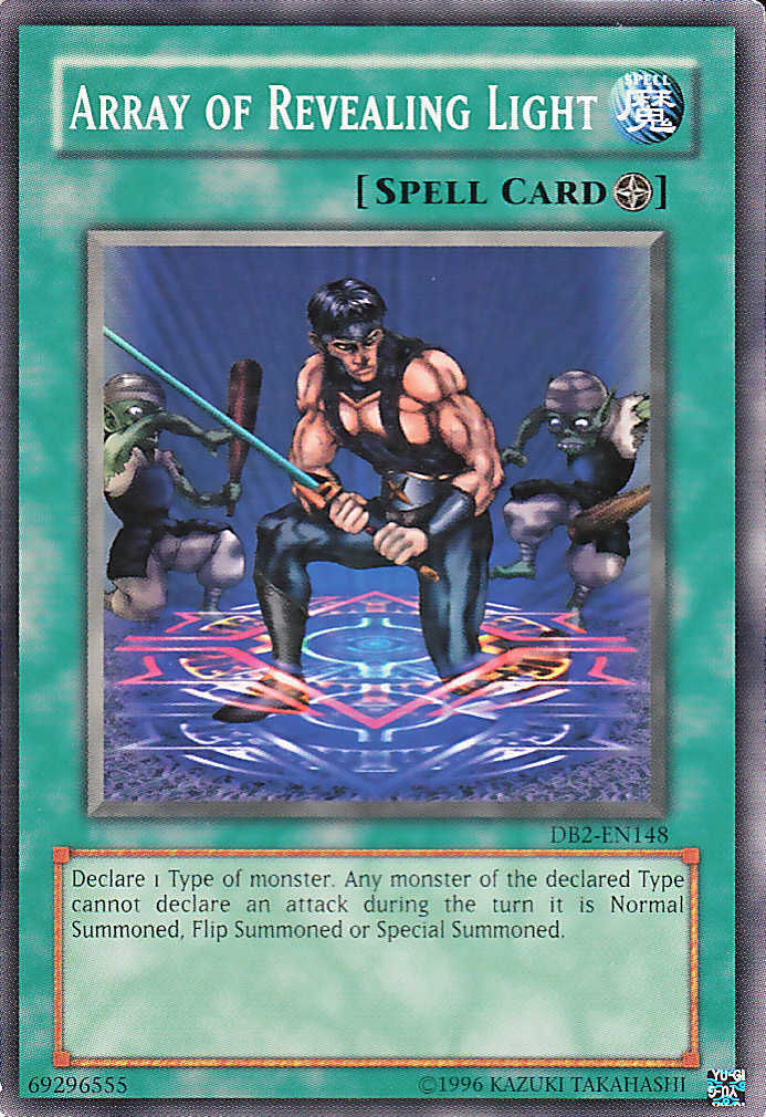 Array of Revealing Light [DB2-EN148] Common | Odin's Place