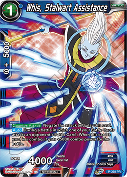 Whis, Stalwart Assistance (Unison Warrior Series Boost Tournament Pack Vol. 7) (P-368) [Tournament Promotion Cards] | Odin's Place
