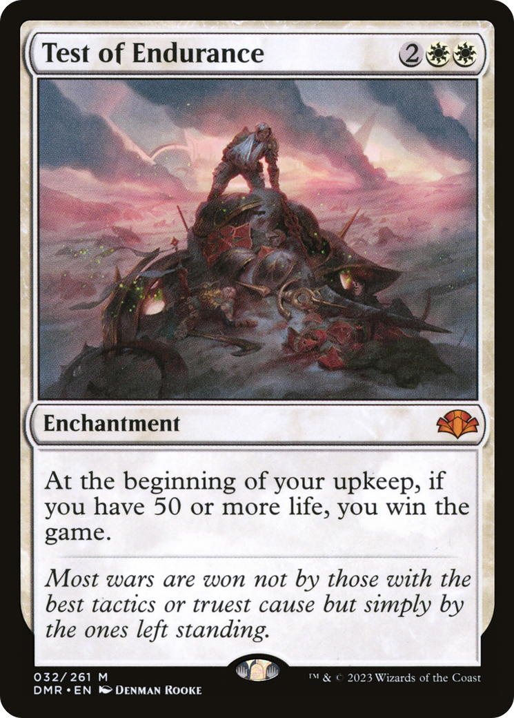 Test of Endurance [Dominaria Remastered] | Odin's Place